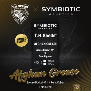 T.H. Seeds X Symbiotic Genetics Afghan Grease - 6...
